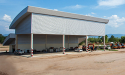 LotusHall Mining workshop building